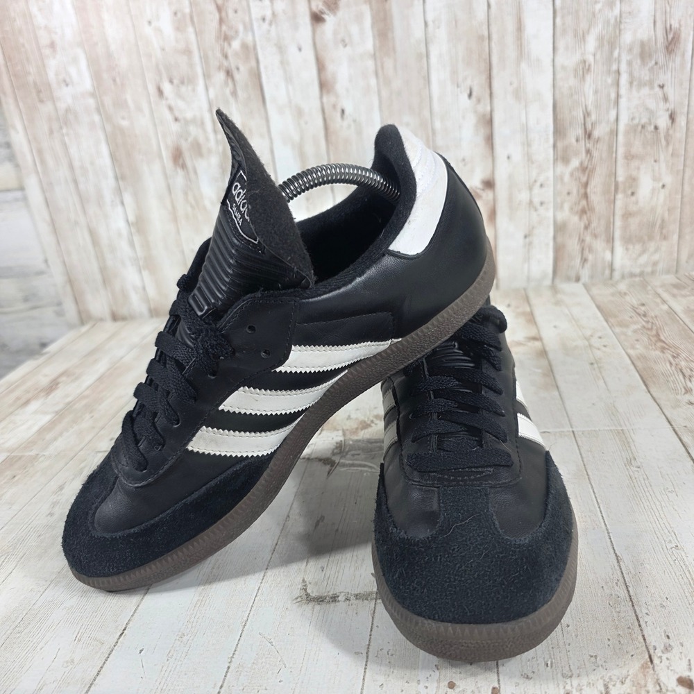 Adidas Samba Classic Mens Black White Gum Indoor Soccer Shoes 034563 Size 8.5‎ - Picture 5 of 8